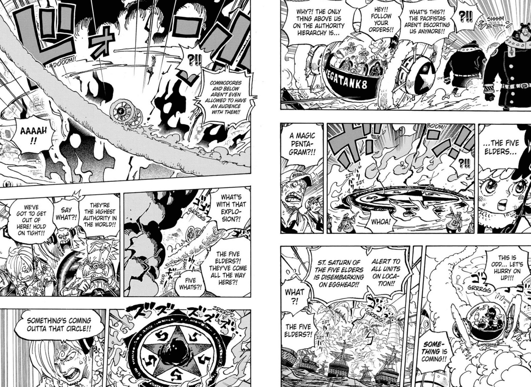 One Piece Capítulo 1094 Páginas 12-13