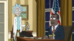 Rick e Morty mostram o quão importante o presidente é para Rick