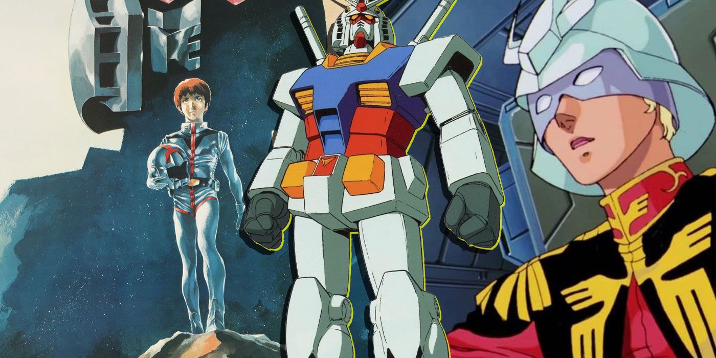 Amuro Ray, Char Aznable e o Gundam RX-78-2.