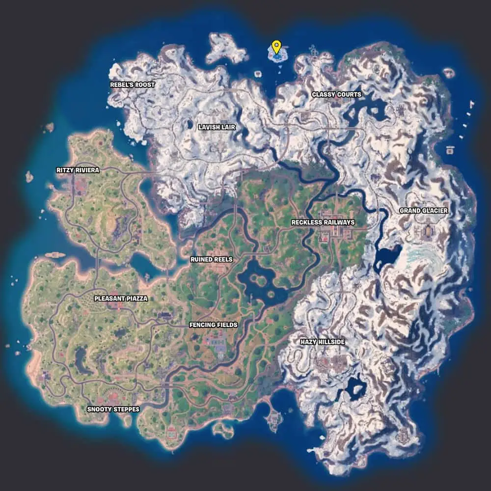 Onde fica Winterburg em Fortnite? (Localização no mapa)