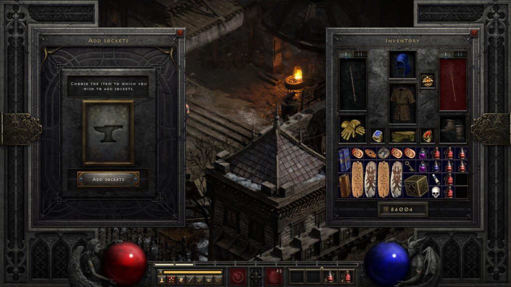 Diablo 2 ressuscitado Adicionar soquetes em Larzuk
