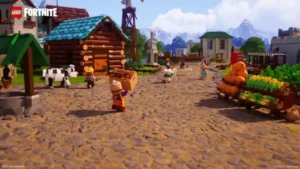 Como cultivar recursos facilmente em LEGO Fortnite