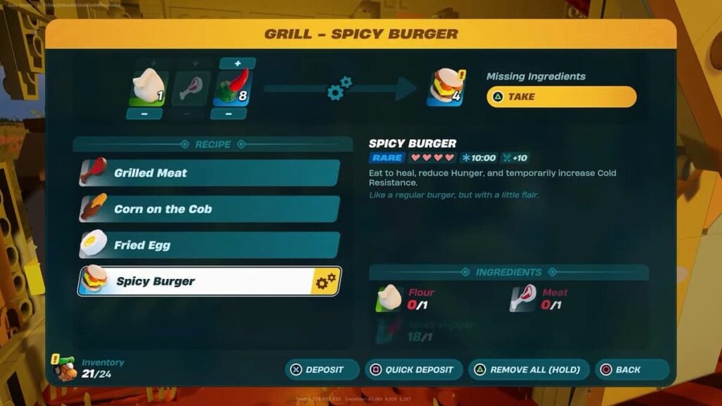 Lego Fortnite Hamburguer Picante Grill