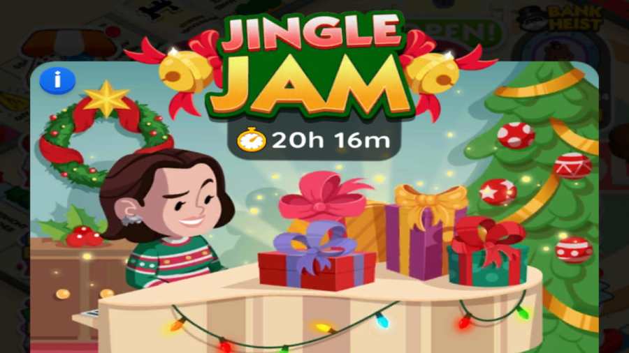 Recompensas Jingle Jam Monopólio GO