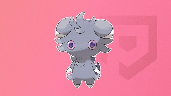 Imagem personalizada para o melhor guia de pokémon de gato com Espurr no meio da tela