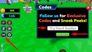 How To Redeem Codes In Free Anime Infinity Simulator Roblox