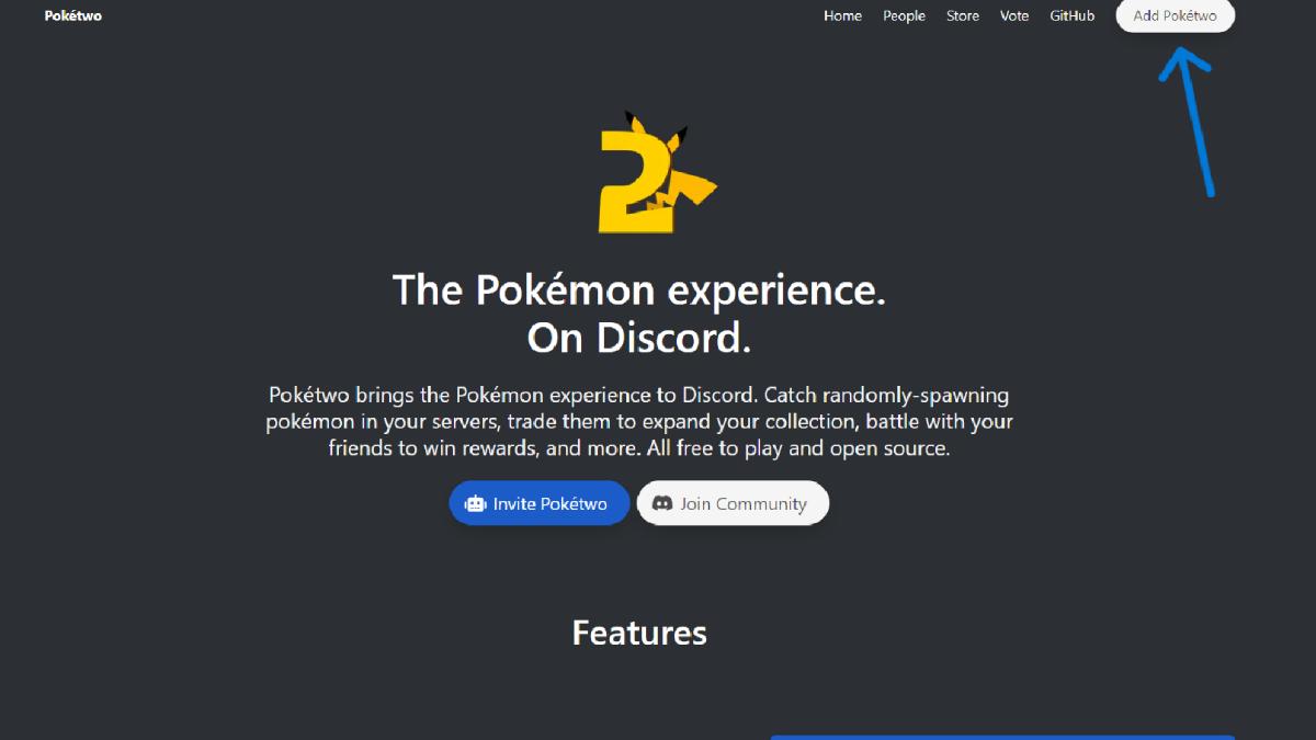 Como adicionar o PokeTwo ao seu servidor Discord