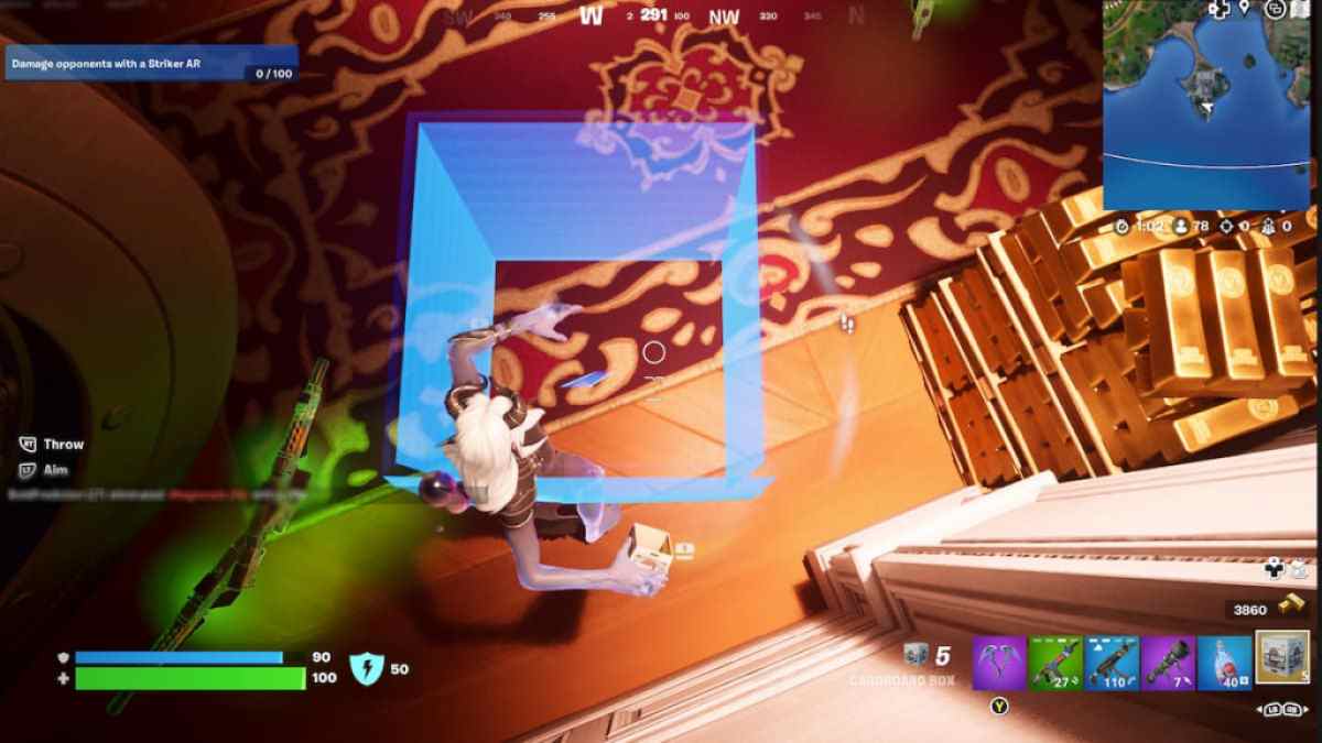 Onde encontrar e se esconder em caixas de papelão em Fortnite Capítulo 5