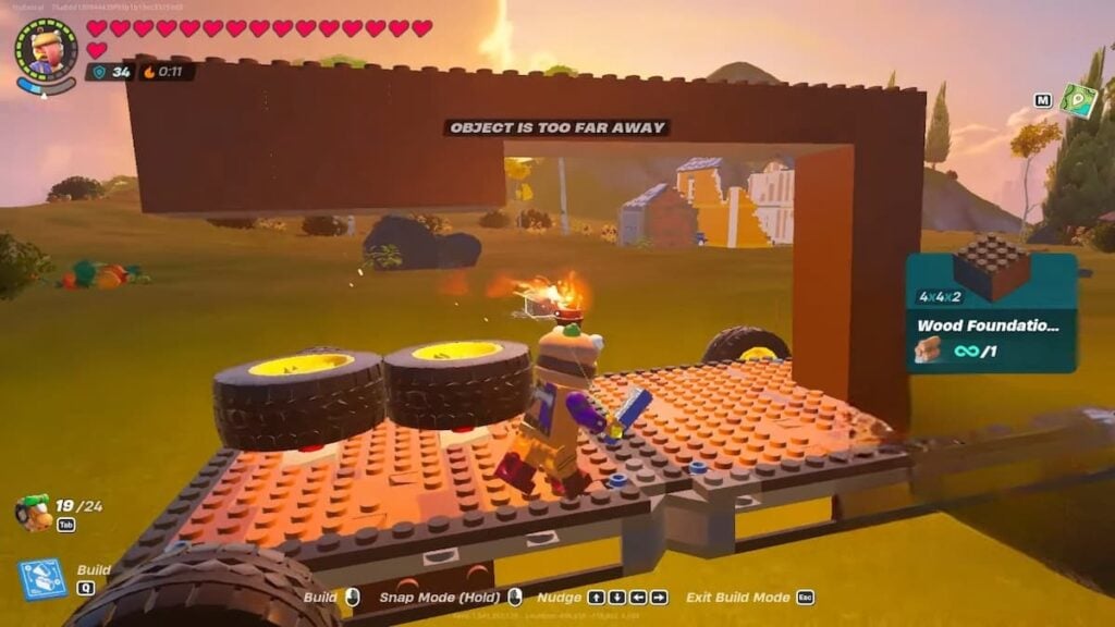 Lego Fortnite Ponte no carro