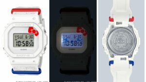 Casio se une à Hello Kitty para um relógio Baby-G de 50 anos