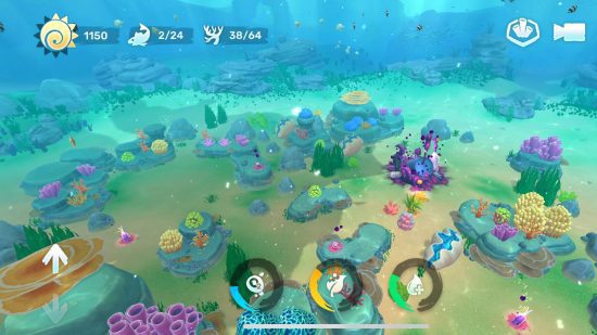 jogos oceânicos Katoa: um alambique de jardim subaquático com peixes e corais