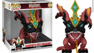 Yu-Gi-Oh Funko Pops adiciona um dragão de estimação da Harpie de 10 polegadas