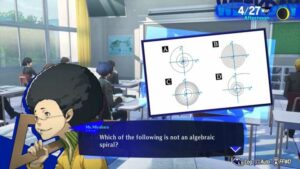 Qual espiral não é uma espiral algébrica no Persona 3 Reload?