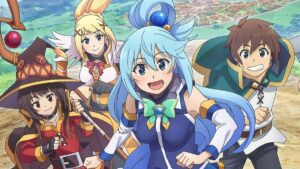 3ª temporada de Konosuba compartilha novo pôster