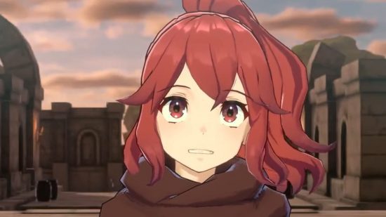 Captura de tela da personagem Anna do Fire Emblem Engage