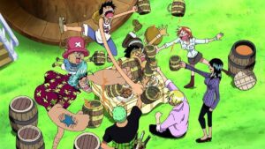 Elenco de One Piece comemora o próximo 1100º episódio