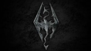 História e significado do logotipo Skyrim