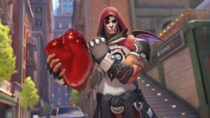 Overwatch 2 Season 9 Hero Holding A Balloon Heart