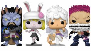 One Piece Funko Pops adiciona Luffy Gear 5, Man Beast Form Kaido e muito mais