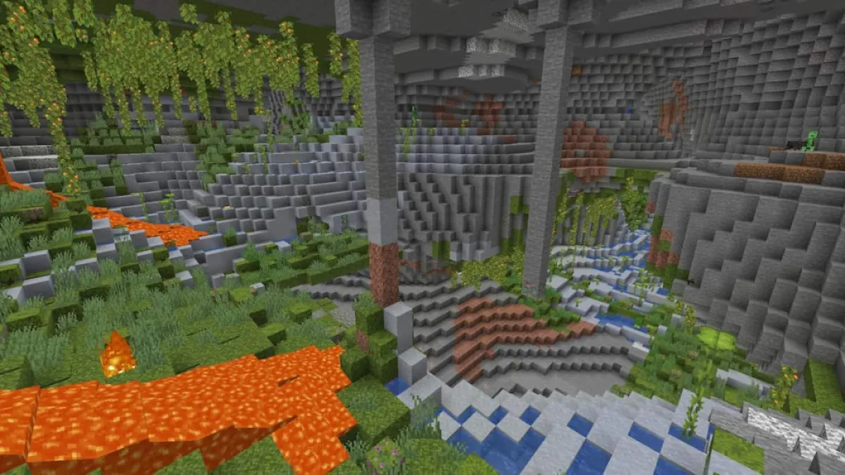 Melhores sementes Lush Cave do Minecraft 1.20 para Java e Bedrock (março de 2024)