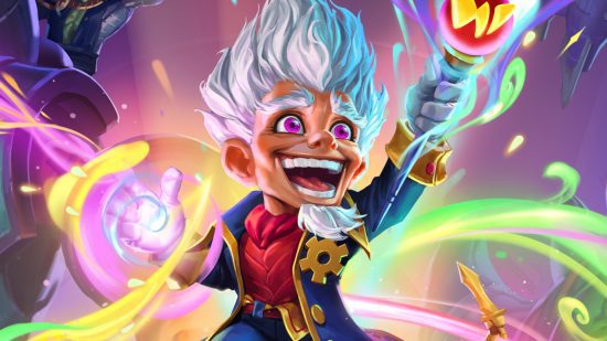 Entrevista de aniversário de Hearthstone: close da arte principal do Workshop de Whizbang