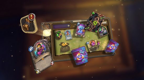 Entrevista de aniversário de Hearthstone: uma imagem mostrando a trilha de recompensas do Whizbang