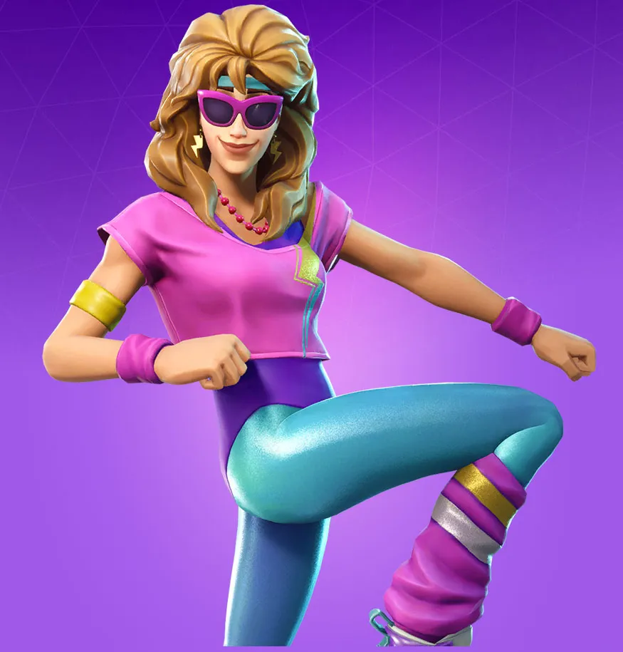 Skin de Assassino Aeróbico thicc fortnite