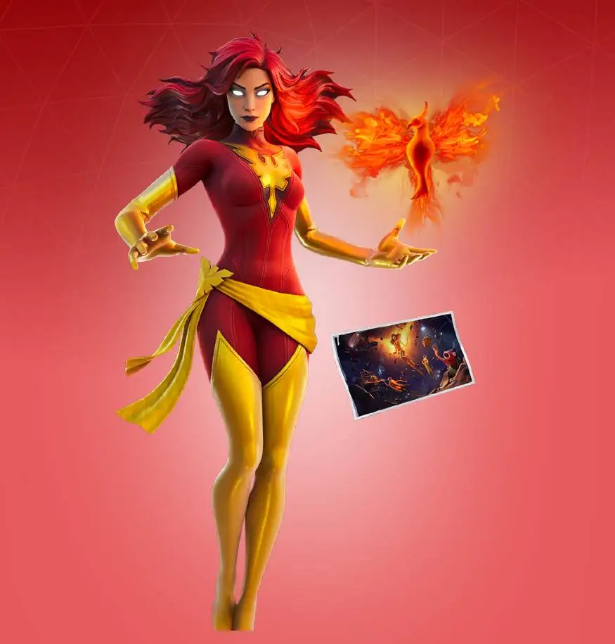 Skin Dark Phoenix espessa fortnite