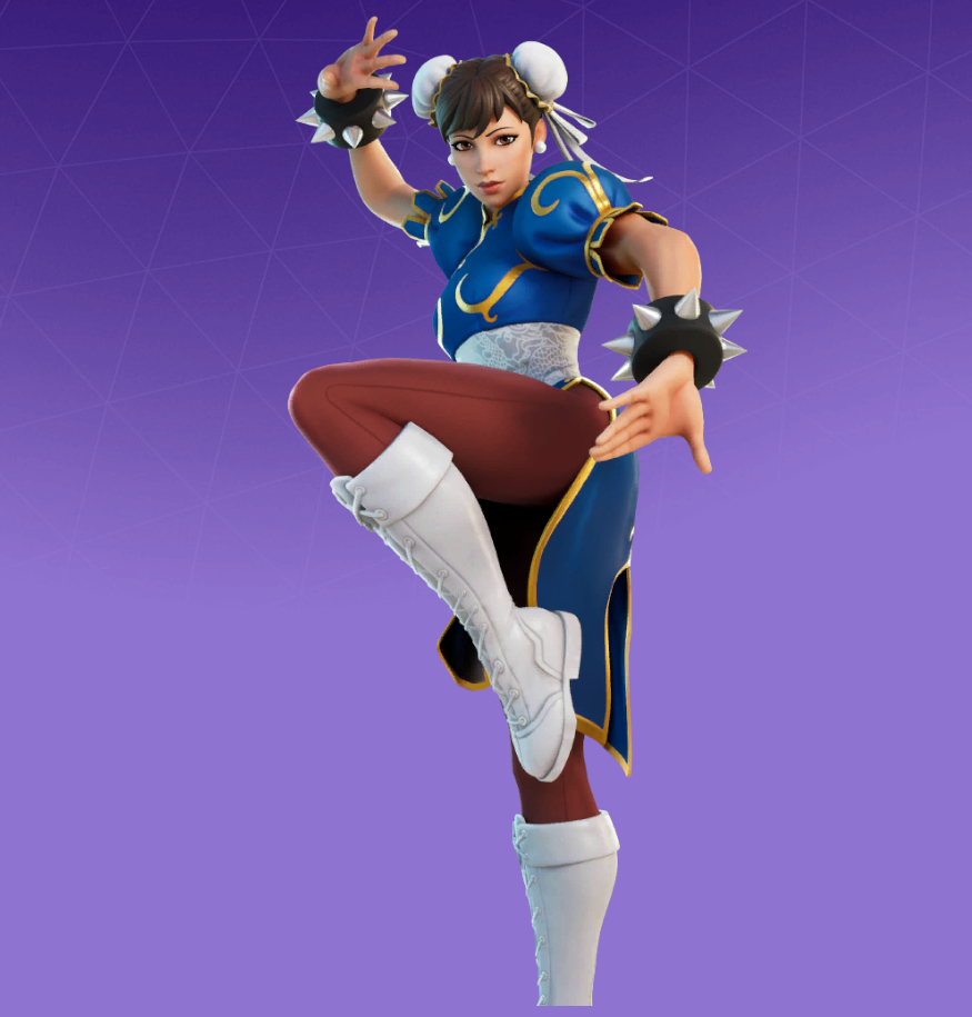 Pele grossa de Chun-Li fortnite