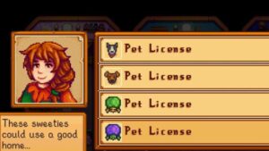 Como conseguir vários animais de estimação em Stardew Valley