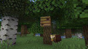 Comente obter um nid d'abeille no Minecraft