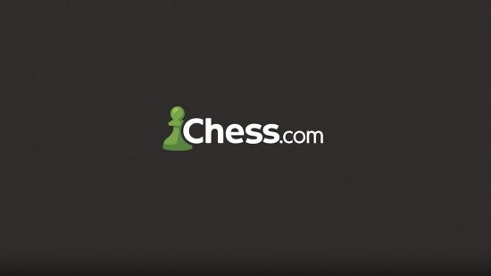 Jogos Apple Watch - o logotipo do Chess.com contra um fundo preto