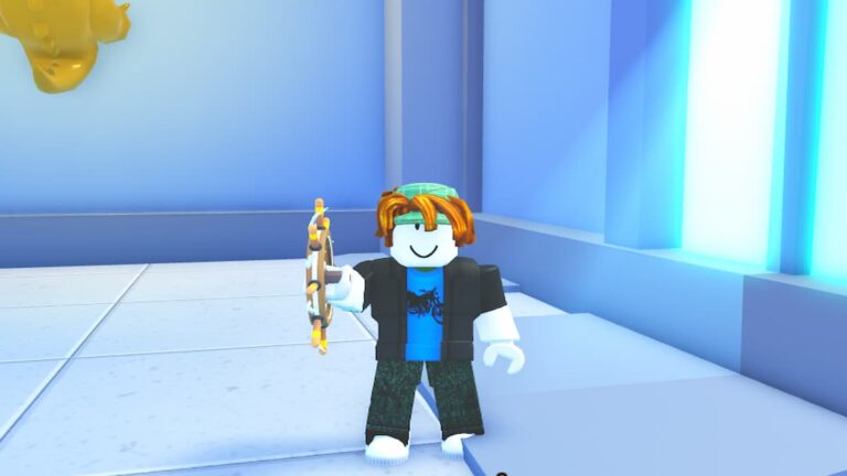 Roblox Open The Gate Holding A Pirate Wheel In Right Hand