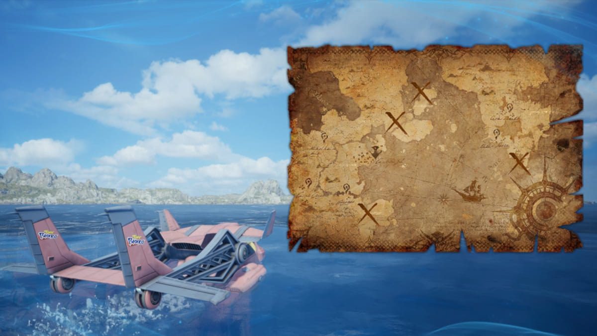 Mapa da missão do Rei Pirata do Renascimento FF 7