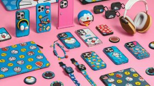 A coleção Doraemon x CASETiFY traz capas para iPhone e Android do futuro