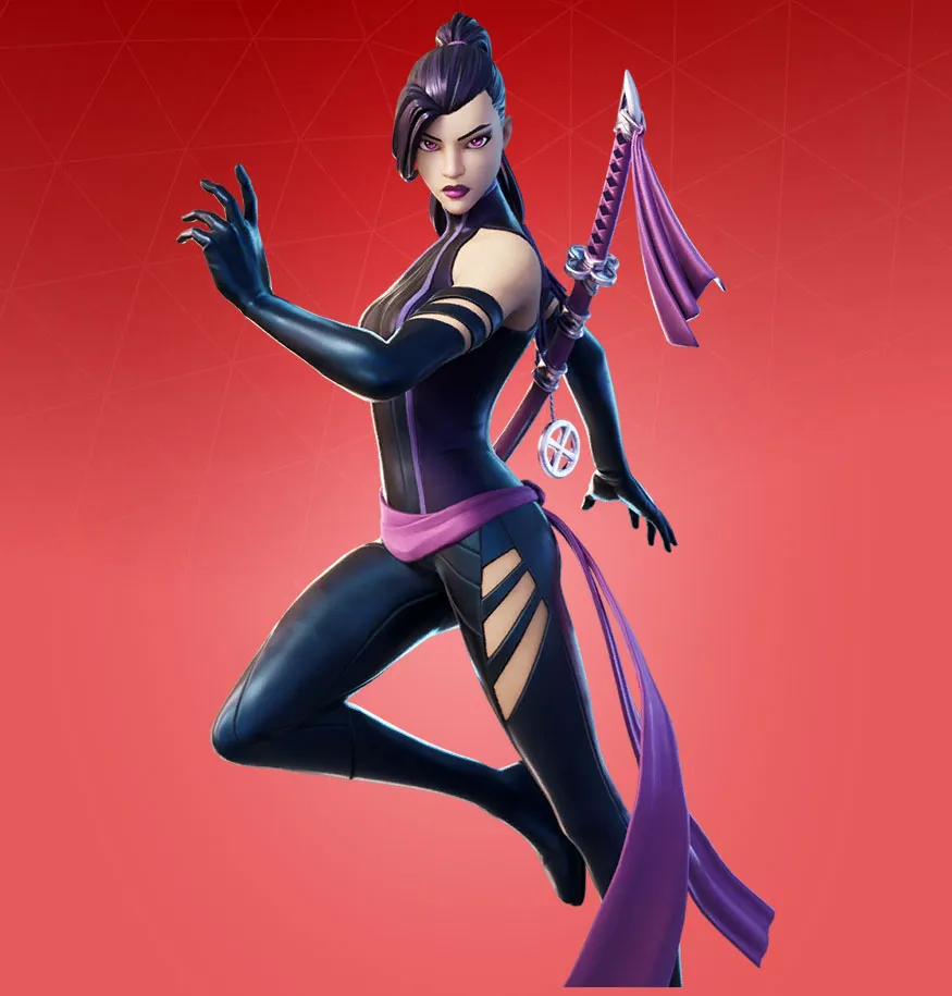 Pele fortnite de Psylocke espessa