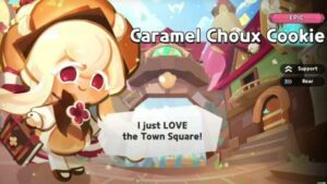 As melhores coberturas de biscoito Caramel Choux construídas em Cookie Run Kingdom