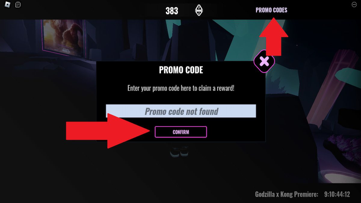 Guia de resgate do código Godzilla x Kong Roblox