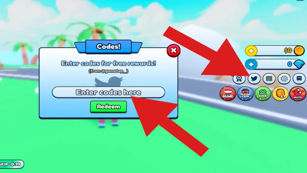 Como resgatar códigos no Car Wash Tycoon