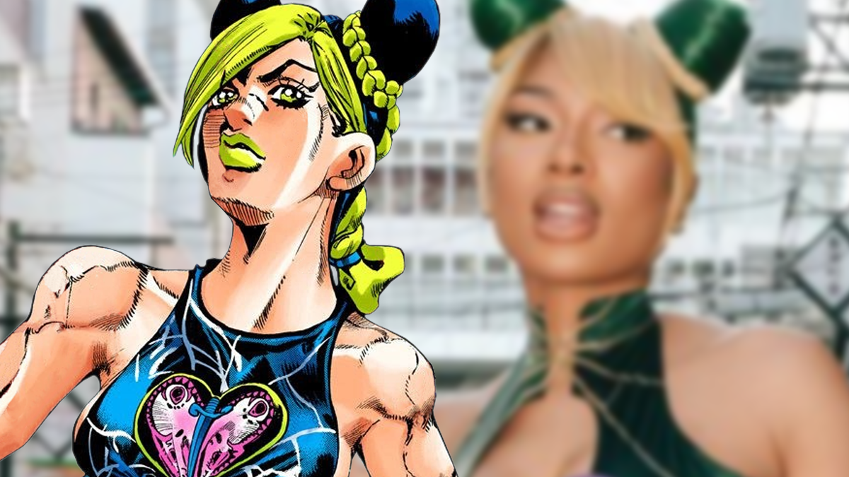 Megan Thee Stallion canaliza Jolyne com cosplay de aventura bizarra de JoJo