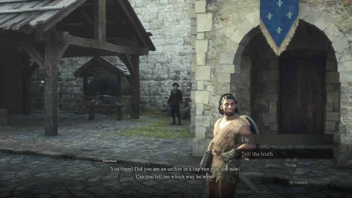 Você deve denunciar o Vernworth Street Urchin à Guarda ou mentir em Dragon's Dogma 2?