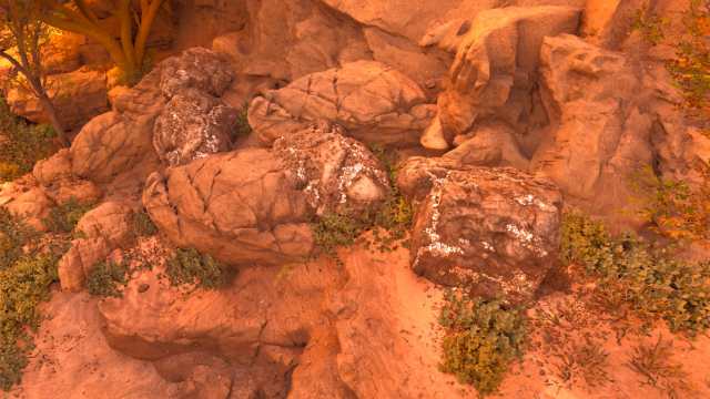 Pedras metálicas em Ark Ascended: Scorched Earth