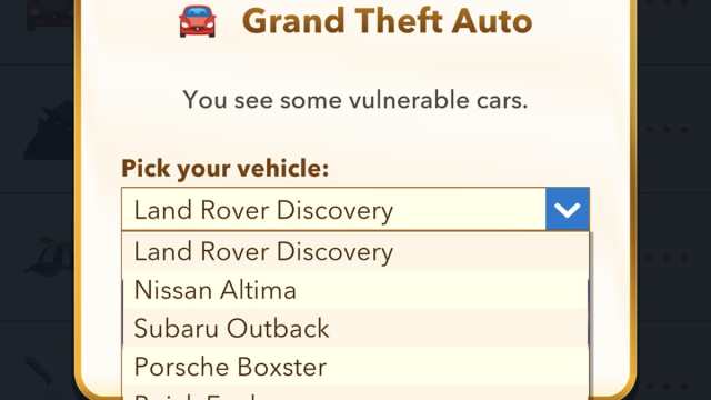 BitLife deseja um carro para desafiar Guilty Grandpa