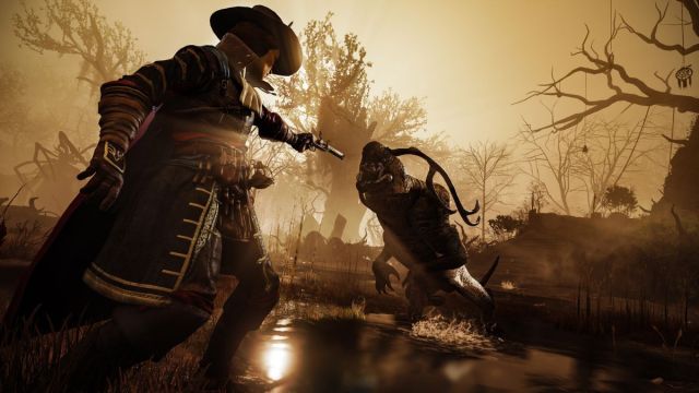 Combata um monstro em Greedfall