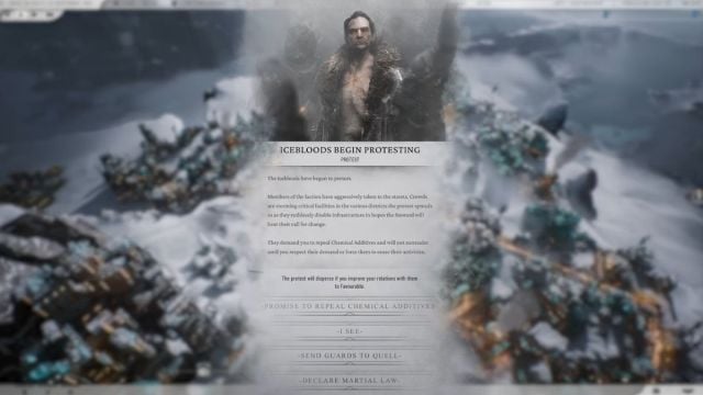 Frostpunk 2 cantou de glace