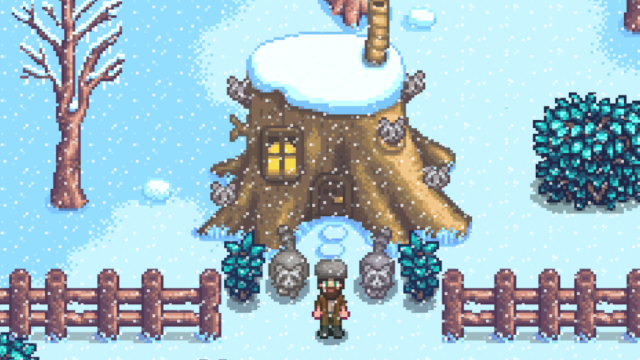 O inverno em Stardew Valley