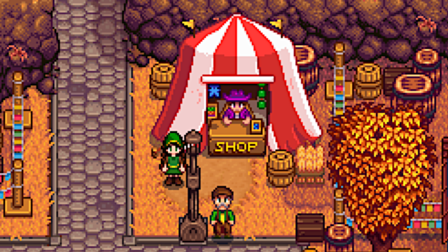 A boutique da foire de Stardew Valley