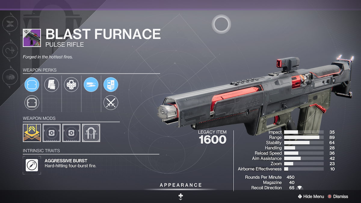 O alto-forno em Destiny 2 Into The Light