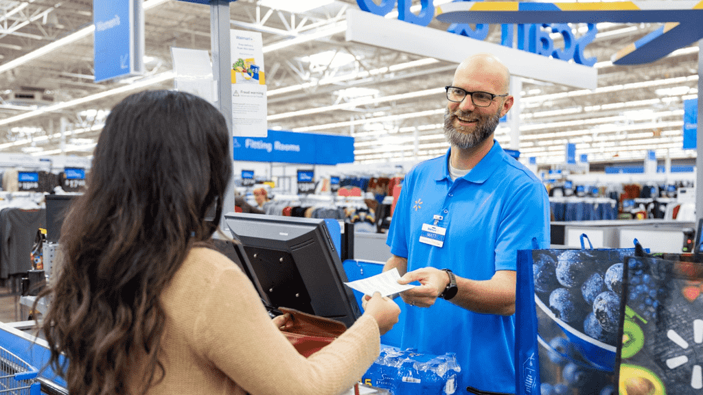 Balconista da loja Walmart