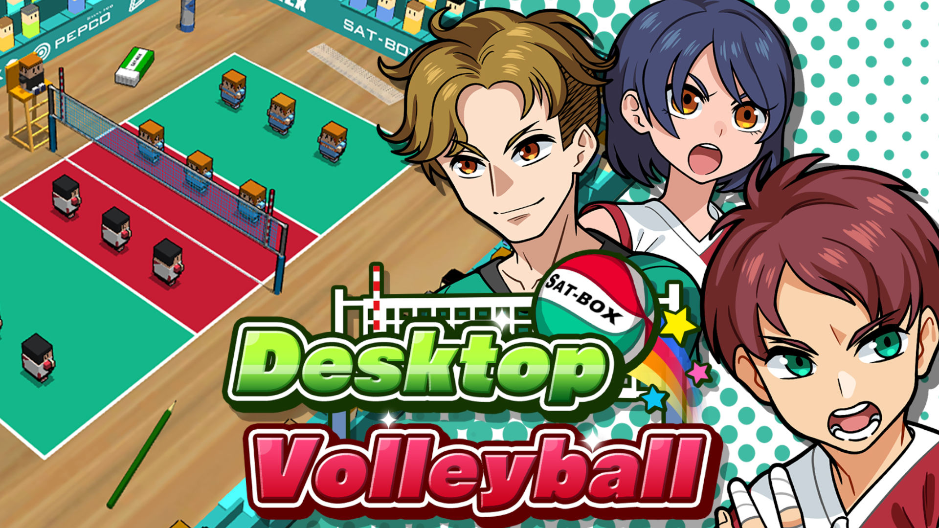 Desktop Volleyball, o jogo de vôlei da série desktop